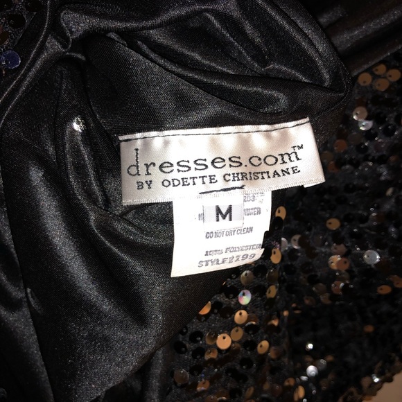 Odette Christiane Sequin Hollywood Scene Dress - Picture 3 of 4